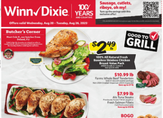 Winn-Dixie Weekly Ad Aug 20 – Aug 26, 2025