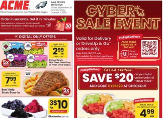ACME Weekly Ad Sep 26 – Oct 02, 2025 (Cyber Sale Promotion Included)