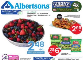 Albertsons Weekly Ad Sep 10 – Sep 16, 2025 (Cyber Sale Promotion Included)