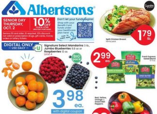 Albertsons Weekly Ad Oct 01 – Oct 07, 2025