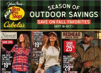 Bass Pro Shops Seasonal Outdoor Sale Sep 18 – Oct 01, 2025