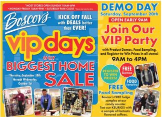 Boscov’s VIP DAYS Sale Sep 18 – Oct 01, 2025 (Halloween Promotion Included)