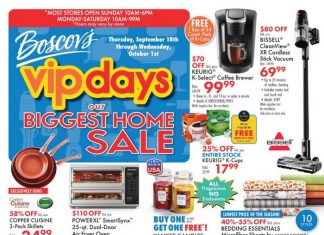 Boscov’s Weekly Ad Sep 21 – Sep 24, 2025