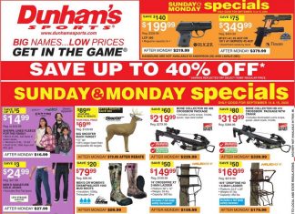 Dunham’s Sports Weekly Ad Sep 12 – Sep 18, 2025