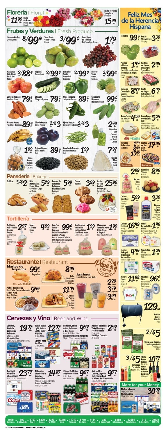 Fiesta Mart Weekly Ad Sep 17 – Sep 23, 2025