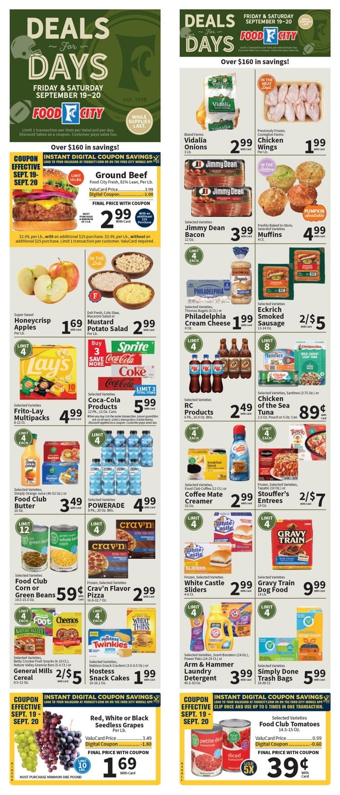 Food City Weekly Ad Sep 17 – Sep 23, 2025