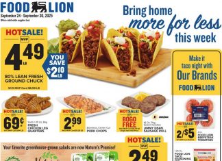 Food Lion Weekly Ad Sep 24 – Sep 30, 2025