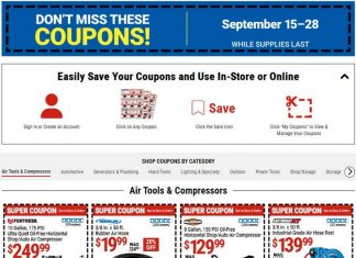 Harbor Freight Coupon Sale Sep 19 – Sep 28, 2025