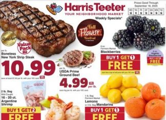 Harris Teeter Weekly Ad Sep 10 – Sep 16, 2025