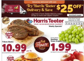 Harris Teeter Weekly Ad Sep 17 – Sep 23, 2025