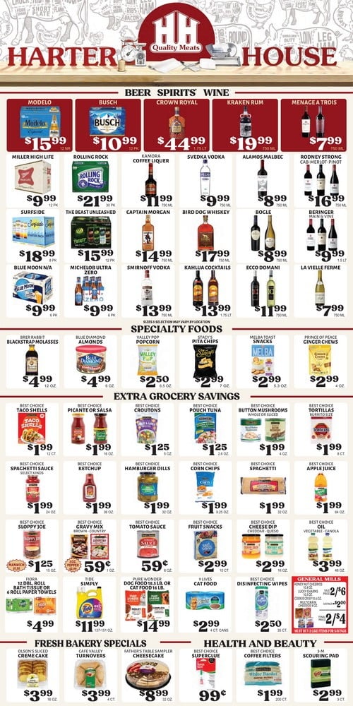 Harter House Weekly Ad Sep 17 – Sep 23, 2025