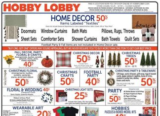 Hobby Lobby Weekly Ad Sep 14 – Sep 20, 2025