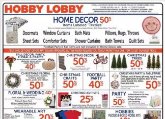 Hobby Lobby Weekly Ad Sep 28 – Oct 04, 2025