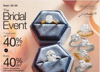 JCPenney Bridal Event Sep 22 – Sep 28, 2025