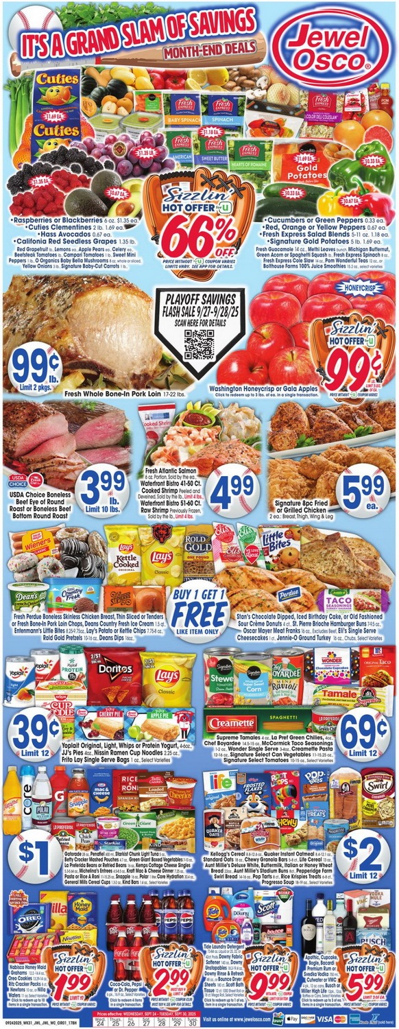 Jewel Osco Weekly Ad Sep 24 – Sep 30, 2025
