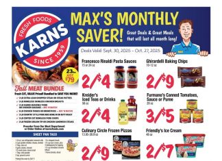 Karns Quality Foods Monthly Ad Sep 30 – Oct 27, 2025
