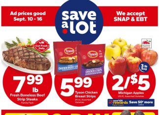 Save A Lot Weekly Ad Sep 10 – Sep 16, 2025