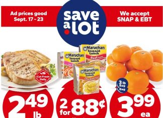 Save A Lot Weekly Ad Sep 17 – Sep 23, 2025