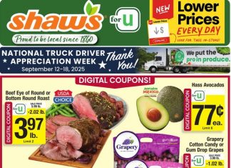 Shaw’s Weekly Ad Sep 12 – Sep 18, 2025