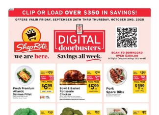 ShopRite Weekly Ad Sep 26 – Oct 02, 2025
