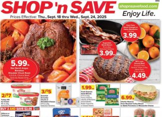 SHOP ‘n SAVE Weekly Ad Sep 18 – Sep 24, 2025 (Halloween Promotion Included)