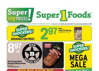 Super 1 Foods Weekly Ad Sep 03 – Sep 09, 2025