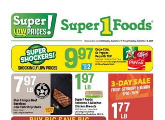 Super 1 Foods Weekly Ad Sep 10 – Sep 16, 2025