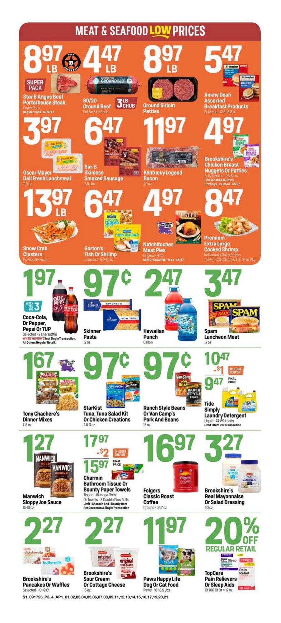 Super 1 Foods Weekly Ad Sep 17 – Sep 23, 2025