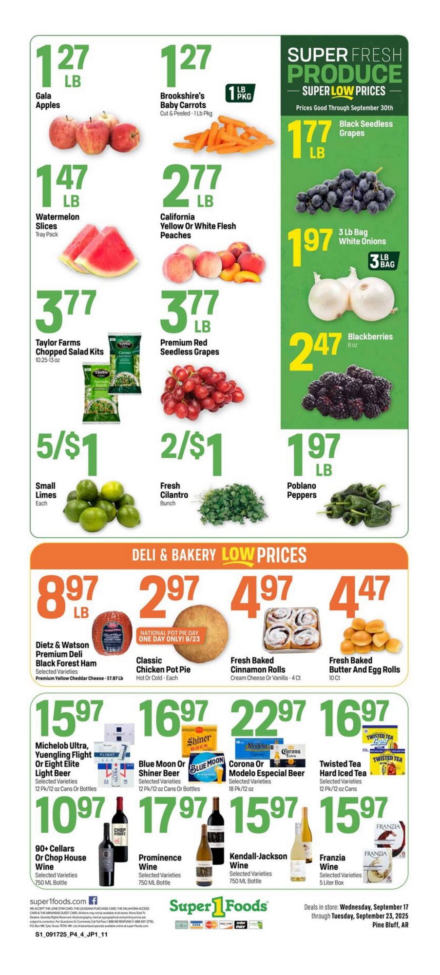 Super 1 Foods Weekly Ad Sep 17 – Sep 23, 2025