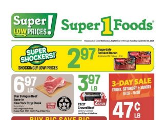 Super 1 Foods Weekly Ad Oct 01 – Oct 07, 2025
