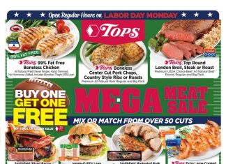 Tops Weekly Ad Aug 31 – Sep 06, 2025 (Labor Day Promotion Included)