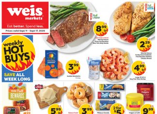 Weis Markets Weekly Ad Sep 11 – Sep 17, 2025