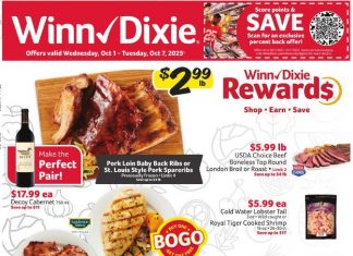 Winn-Dixie Weekly Ad Oct 01 – Oct 07, 2025