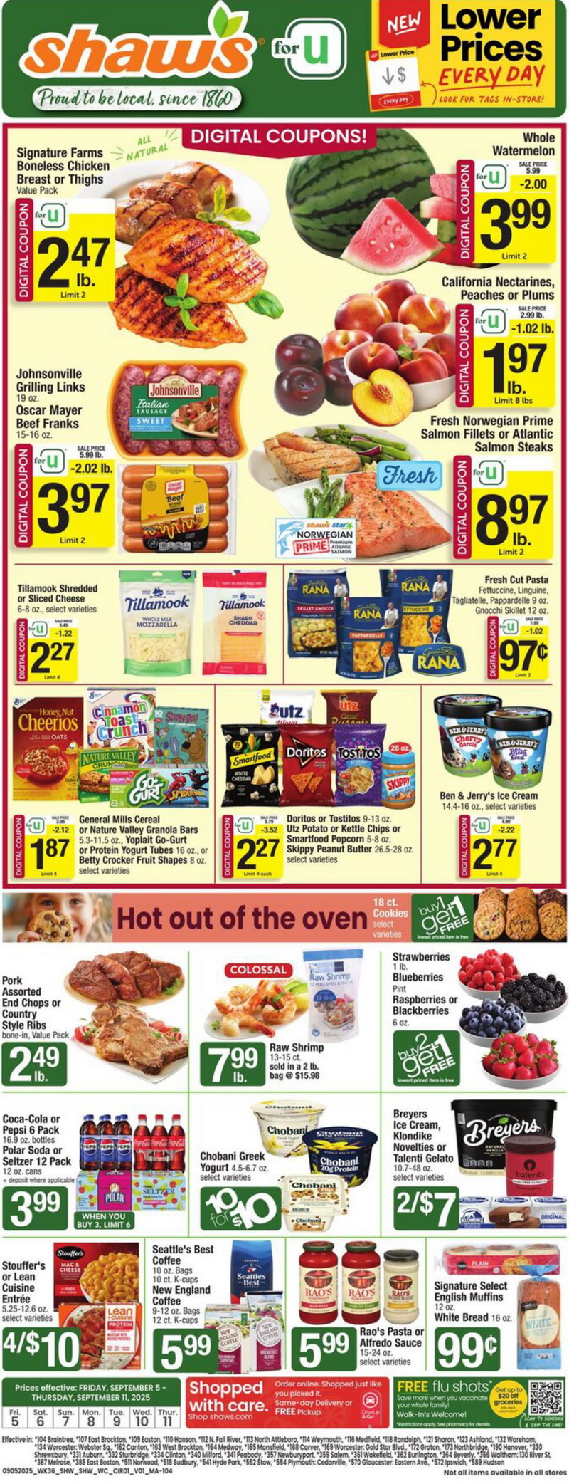 Shaw's Weekly Ad Sep 05 Sep 11, 2025