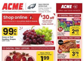ACME Weekly Ad Oct 10 – Oct 16, 2025