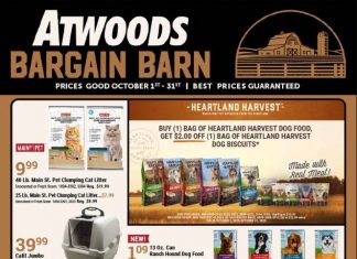 Atwoods Monthly Ad Oct 01 – Oct 31, 2025