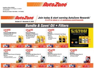 AutoZone Monthly Ad Oct 21 – Nov 17, 2025