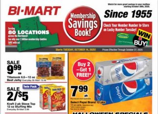 Bi-Mart Weekly Ad Oct 14 – Oct 27, 2025 (Halloween Promotion Included)