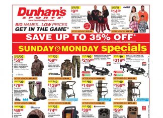 Dunham’s Sports Weekly Ad Oct 04 – Oct 09, 2025