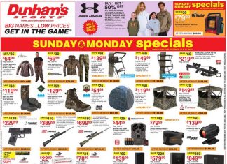 Dunham’s Sports Weekly Ad Oct 10 – Oct 16, 2025