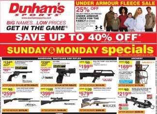 Dunham’s Sports Weekly Ad Oct 24 – Oct 30, 2025