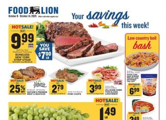 Food Lion Weekly Ad Oct 08 – Oct 14, 2025