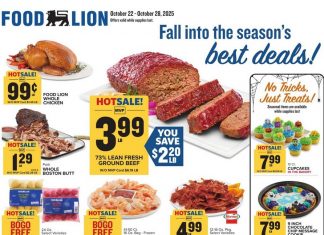 Food Lion Weekly Ad Oct 22 – Oct 28, 2025