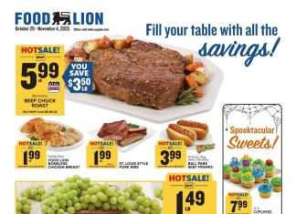 Food Lion Weekly Ad Oct 29 – Nov 04, 2025