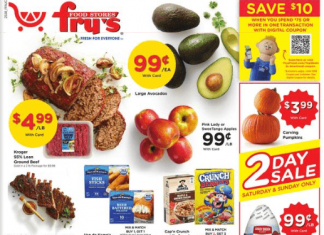 Fry’s Food Weekly Ad Oct 22 – Oct 28, 2025 (Halloween Promotion Included)