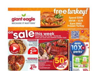 Giant Eagle Weekly Ad Oct 16 – Oct 22, 2025
