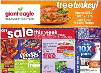 Giant Eagle Weekly Ad Oct 23 – Oct 29, 2025