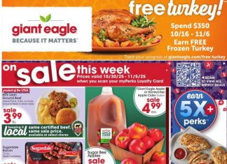 Giant Eagle Weekly Ad Oct 30 – Nov 05, 2025