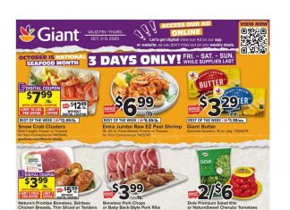 Giant Food Weekly Ad Oct 03 – Oct 09, 2025