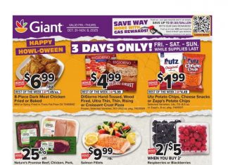 Giant Food Weekly Ad Oct 31 – Nov 06, 2025